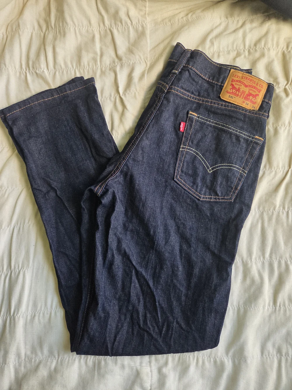 Levi's Men's Dark Blue Denim Jeans 34x34